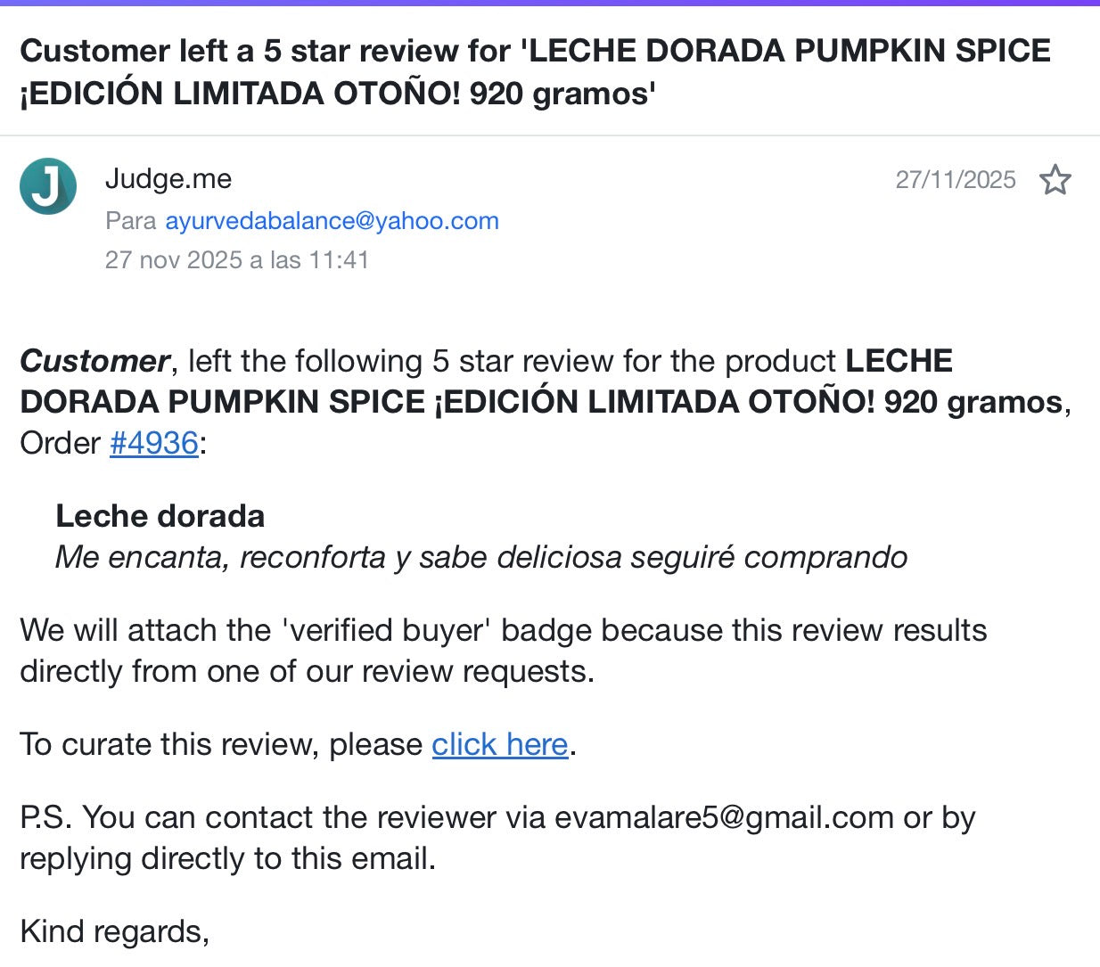 LECHE DORADA PUMPKIN SPICE ¡EDICIÓN LIMITADA OTOÑO! 920 gramos