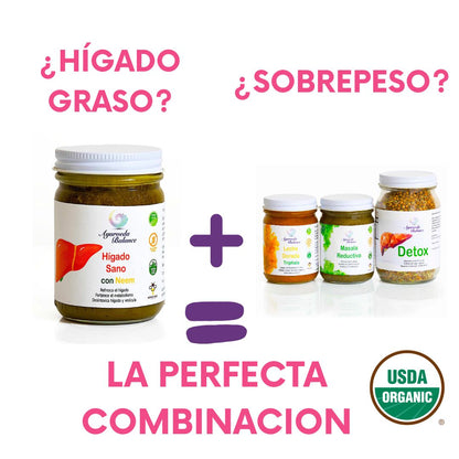 PACK - HIGADO SANO Y KIT REDUCTIVO- MASALA RELJANTE DE REGALO
