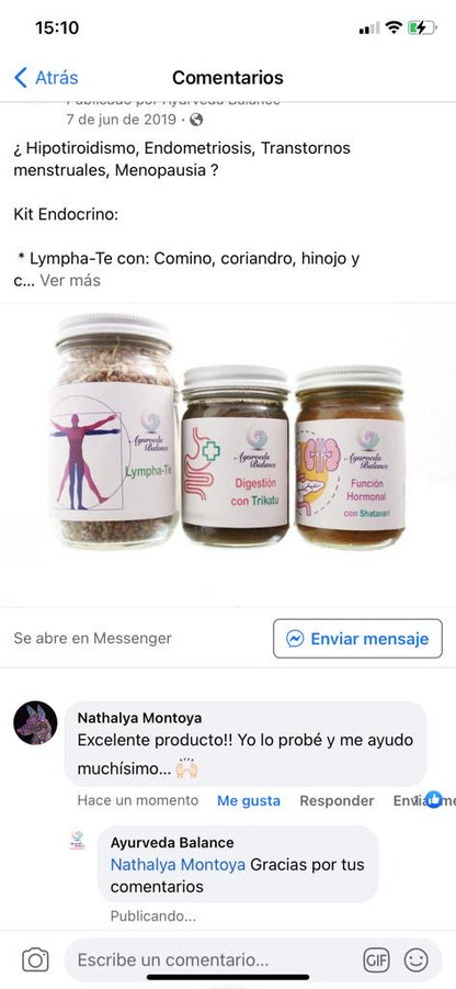 KIT ENDOCRINO (3 MESES): El Único Sistema que Va a la Raíz: Nutre tus Glándulas, Limpia tu Sistema Linfático y Restaura tu Equilibrio Hormonal. PACK PRIMAVERA CON REGALO: MASALA RELAJANTE CON ASHWAGANDHA AL 10 DE MAYO