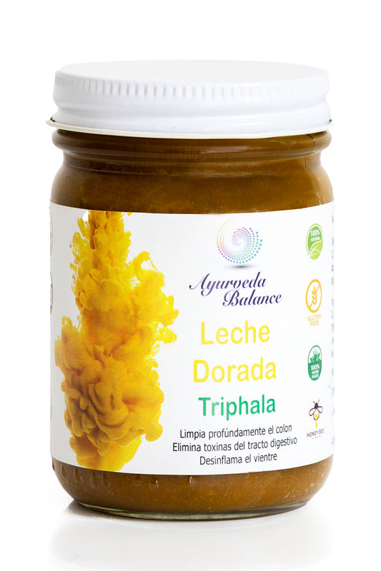 LECHE DORADA CON TRIPHALA