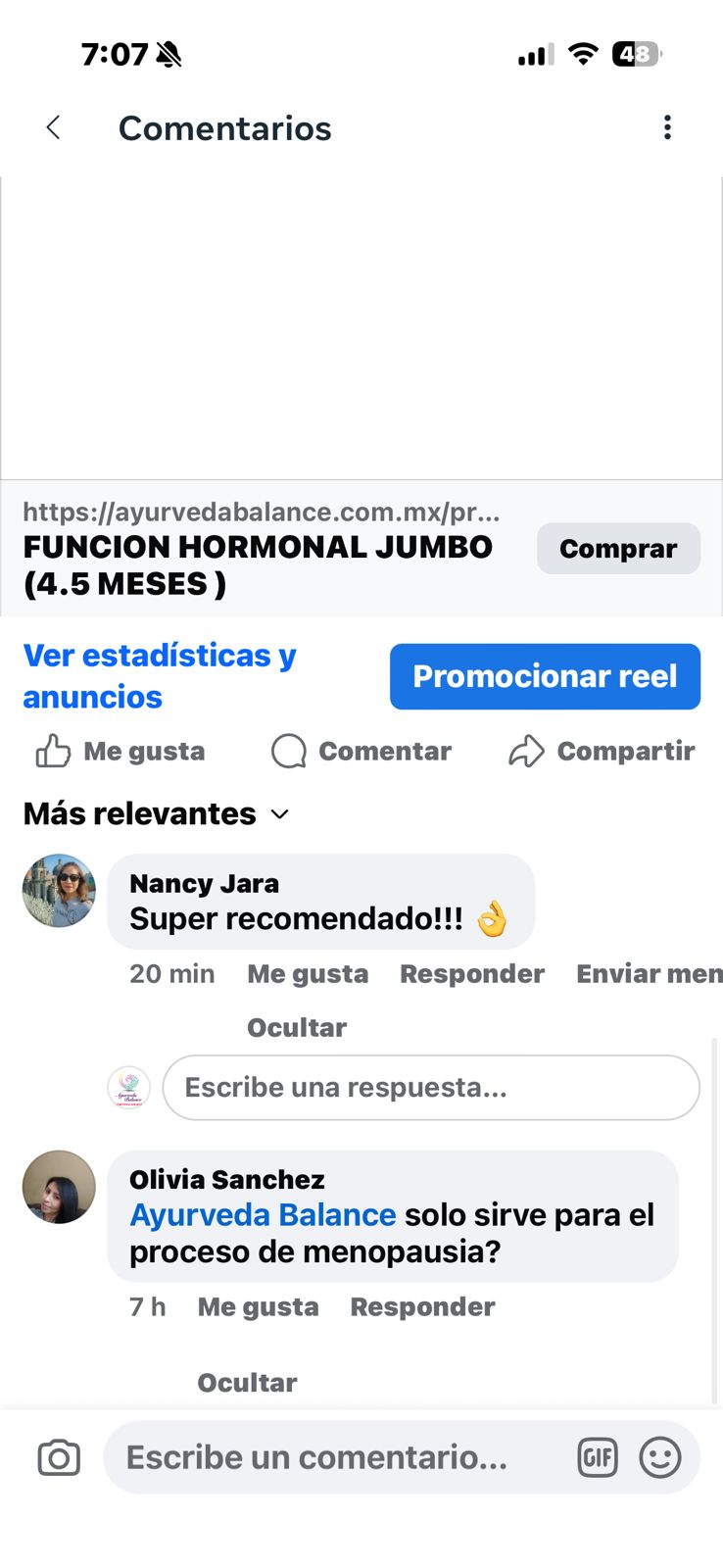 FUNCION HORMONAL JUMBO (4.5 MESES )