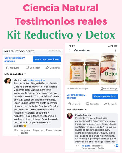 KIT REDUCTIVO & DETOX (2 MESES): El Sistema Ayurvédico que Sana tu Microbiota — Porque Ahí Está la Raíz del Peso que No Se Va