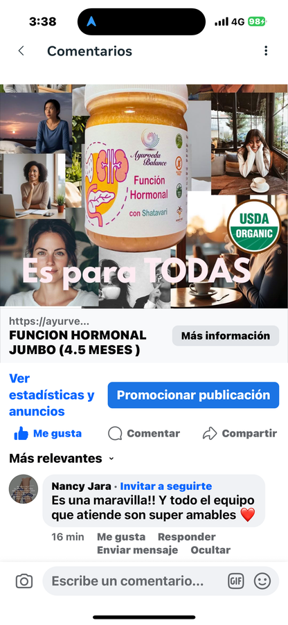 PACK - FUNCION HORMONAL JUMBO (5 MESES) Y KIT REDUCTIVO Y DETOX (1 MES)- MASALA RELAJANTE CON ASHWAGANDHA (1 MES) DE REGALO