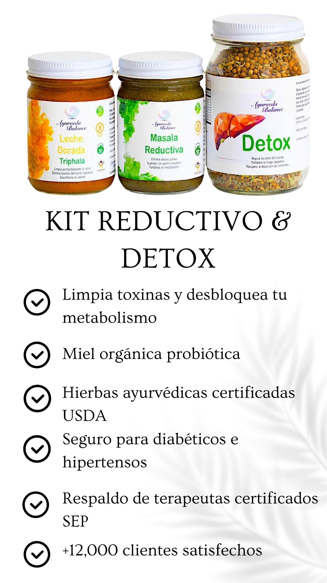 KIT REDUCTIVO & DETOX (2 MESES): El Sistema Ayurvédico que Sana tu Microbiota — Porque Ahí Está la Raíz del Peso que No Se Va