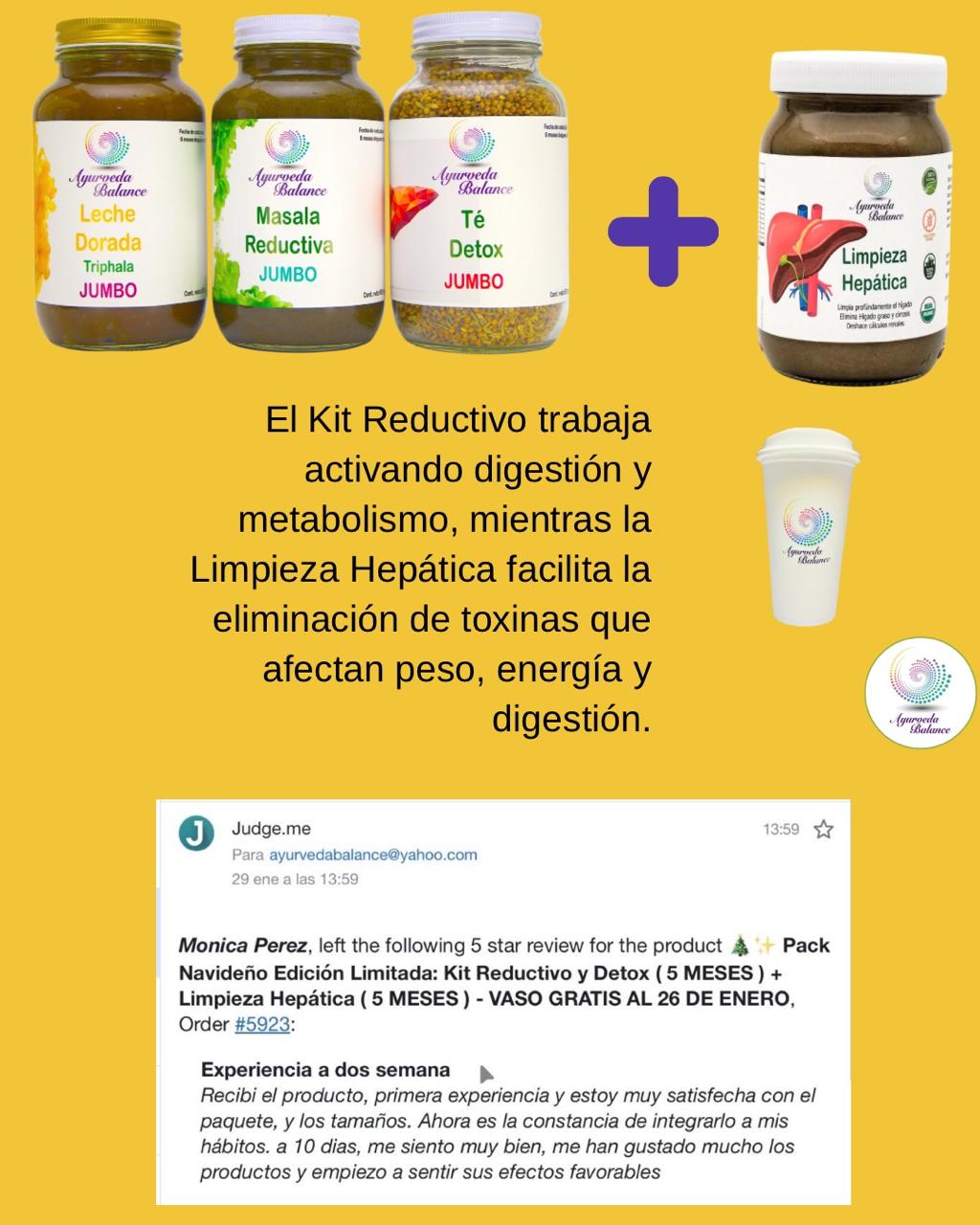 PACK EDICIÓN LIMITADA - KIT REDUCTIVO JUMBO ( 5 MESES ) + LIMPIEZA HEPÁTICA ( 5 MESES ) + VASO GRATIS