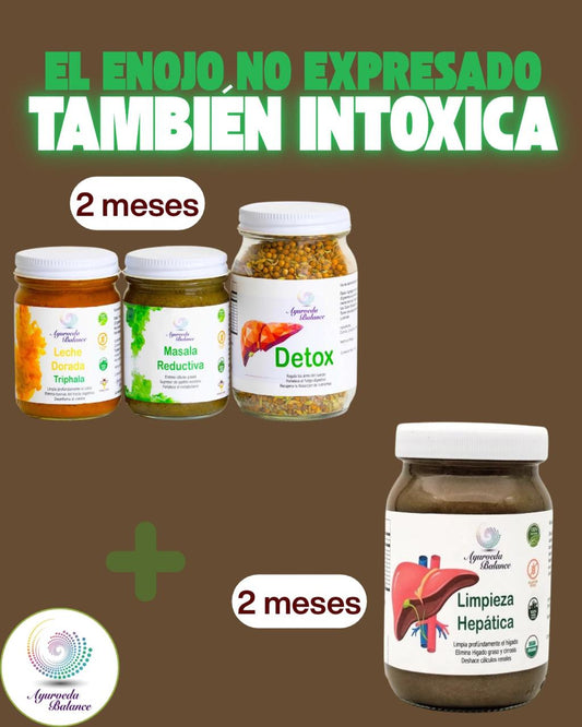 PACK EDICIÓN LIMITADA: KIT REDUCTIVO ( 2 MES ) + LIMPIEZA HEPATICA ( 2 MESES )