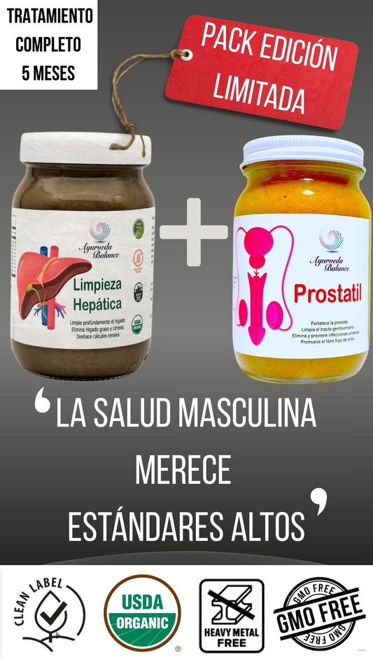 Pack Edición Limitada: Prostatil Jumbo + Limpieza Hepática Jumbo (5 meses)