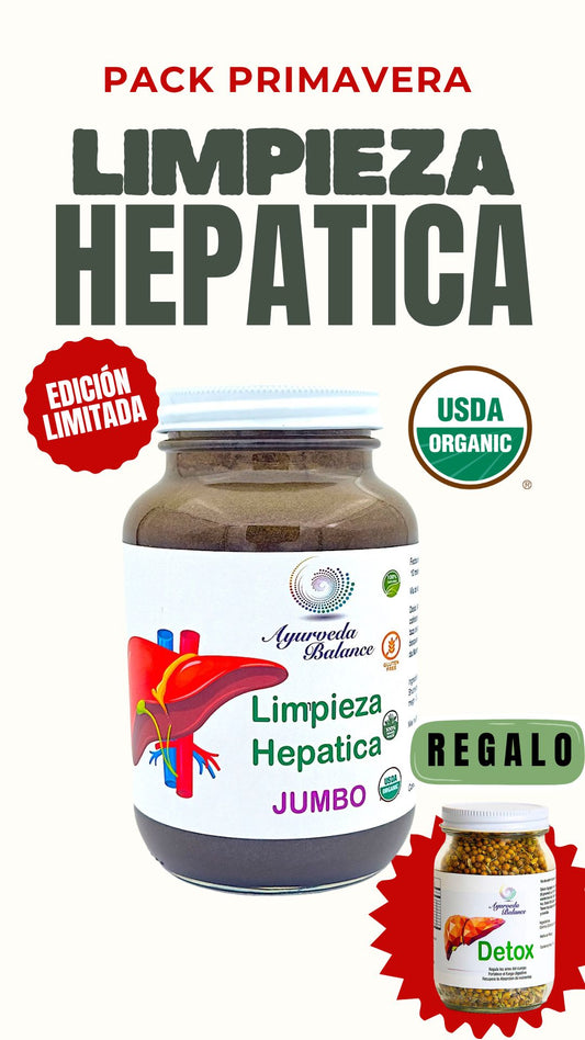 PACK PRIMAVERA EDICIÓN LIMITADA 10 MAYO: LIMPIEZA HEPATICA - 5 MESES (Tratamiento completo). TE DETOX REGALO
