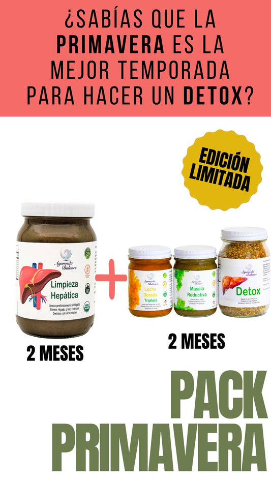 PACK PRIMAVERA EDICIÓN LIMITADA 10 MAYO: KIT REDUCTIVO (2 MESES) + LIMPIEZA HEPATICA (2 MESES)