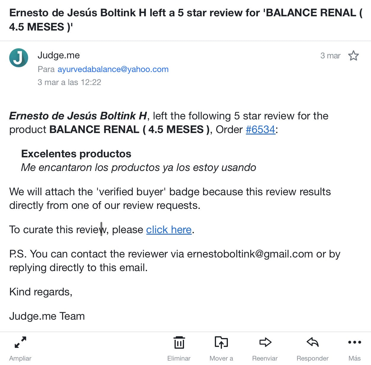 BALANCE RENAL ( 4.5 MESES )