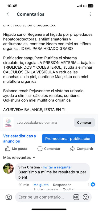 KIT CIRCULATORIO ( 4.5 MESES )