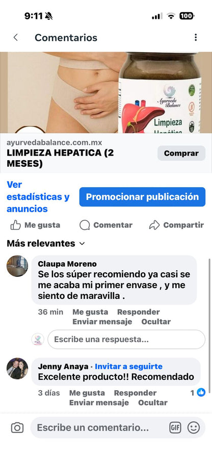 LIMPIEZA HEPATICA (2 MESES)