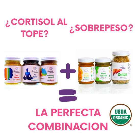 PACK ANTI CORTISOL - KIT REDUCTIVO Y KIT ENERGIA FISICA Y MENTAL