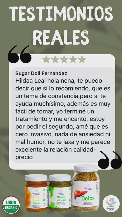 PACK - HIGADO SANO JUMBO (5 MESES) Y KIT REDUCTIVO & DETOX (1 MES). MASALA RELAJANTE CON ASHWAGANDHA REGALO